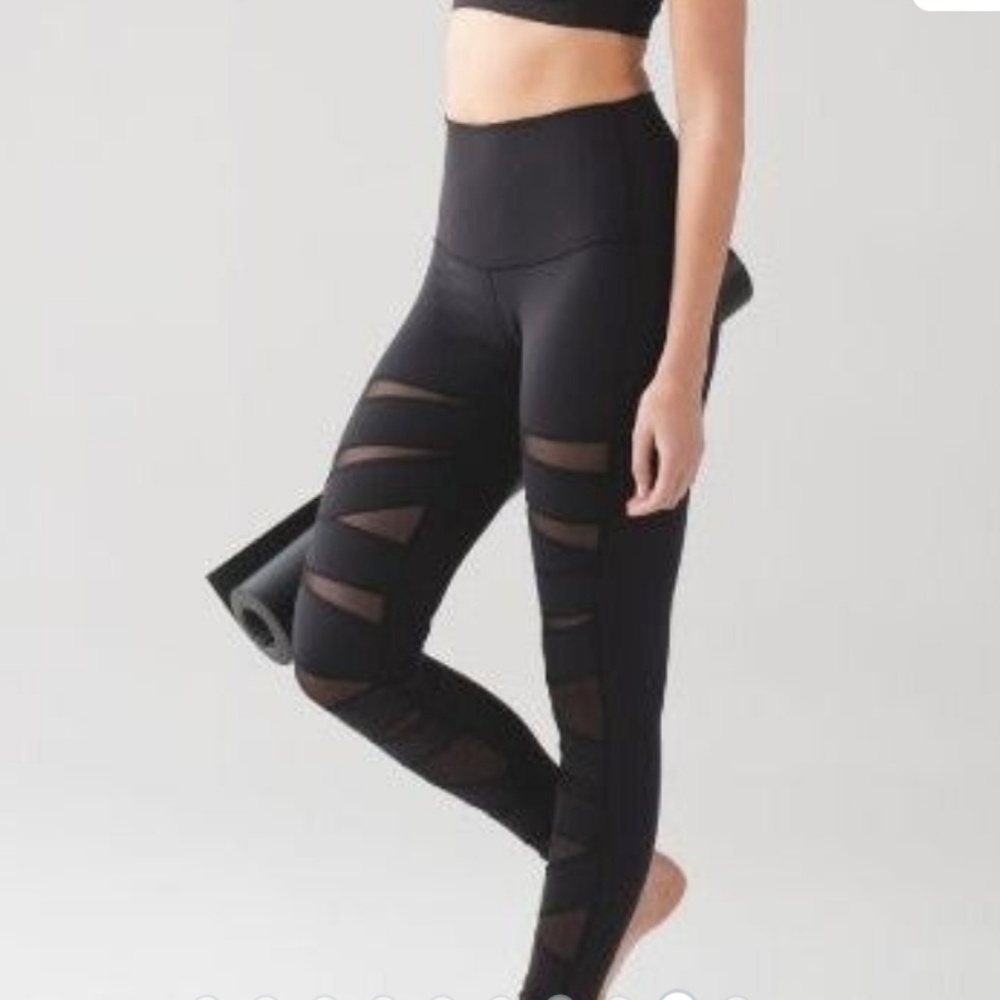 Lululemon Wunder Under Mesh Tight - image 1